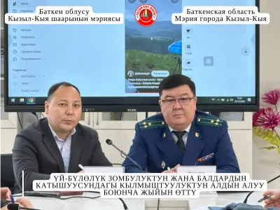 ҮЙ-БҮЛӨЛҮК ЗОМБУЛУКТУН ЖАНА БАЛДАРДЫН КАТЫШУУСУНДАГЫ КЫЛМЫШТУУЛУКТУН АЛДЫН АЛУУ БОЮНЧА ЖЫЙЫН ӨТТҮ
